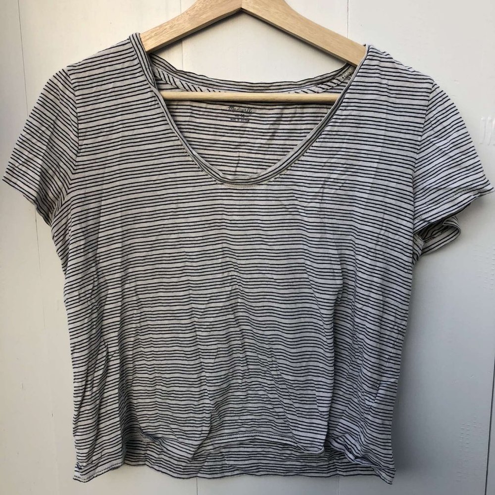MADEWELL striped tee shirt